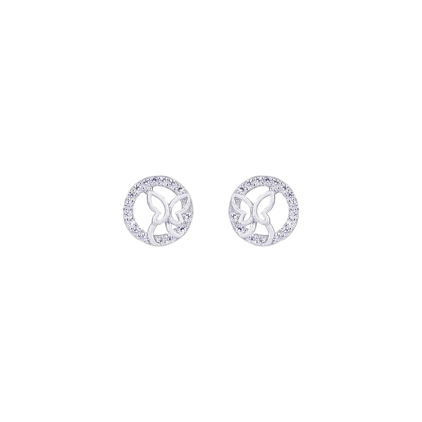 Pure Silver Aurafly Earrings