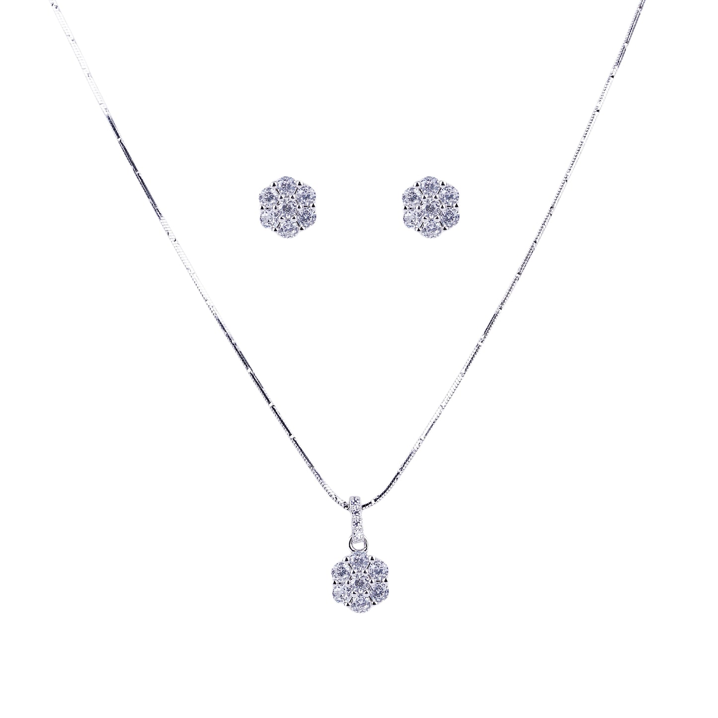 Pure Silver Royal Earrings