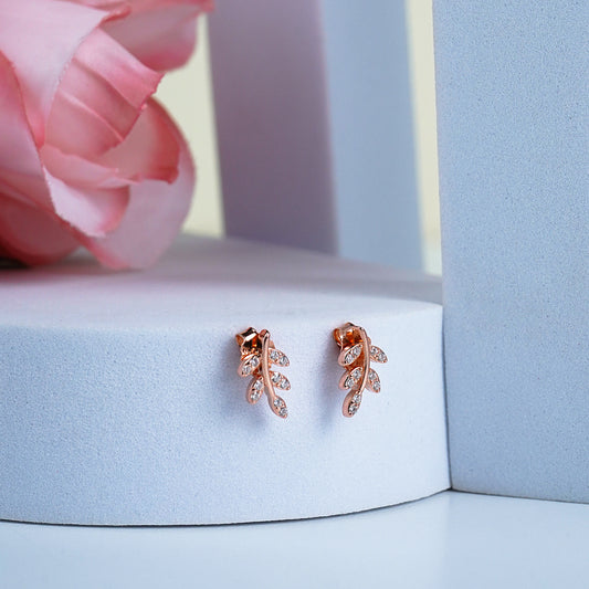Pure Silver Leaflace Earrings