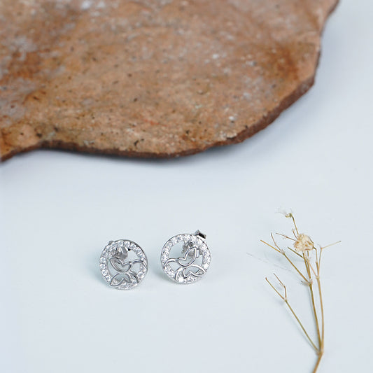 Pure Silver Aurafly Earrings