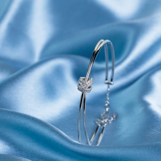 Pure Silver Orbit Bracelet