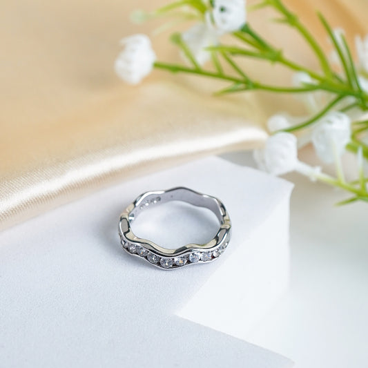 Pure Silver Glissandra Ring