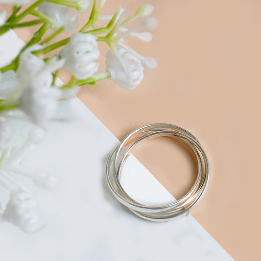 Pure Silver True Loops Ring