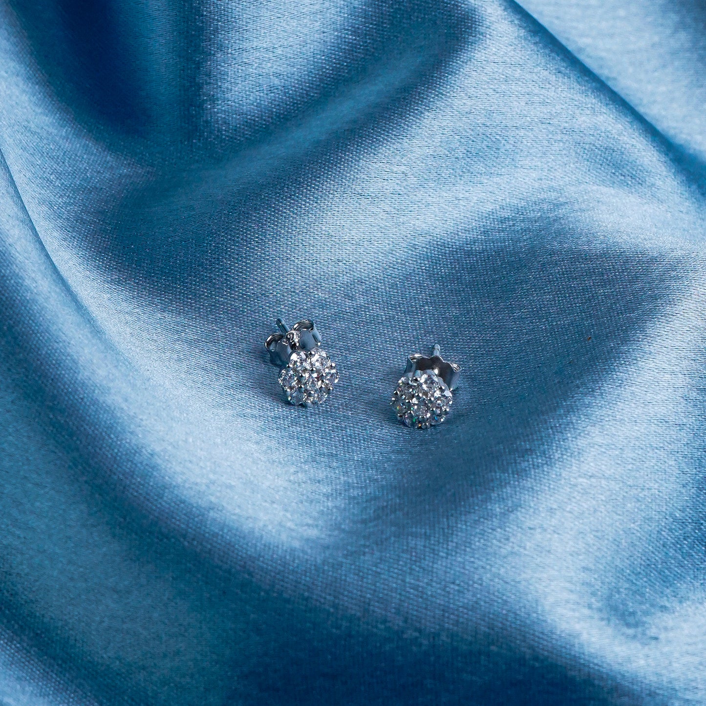 Pure Silver Royal Earrings