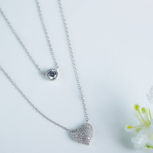 Pure Silver Whisper Heart Pendant