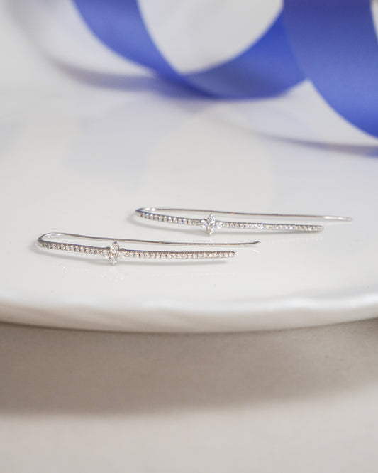 Fine Silver Threads Earrings