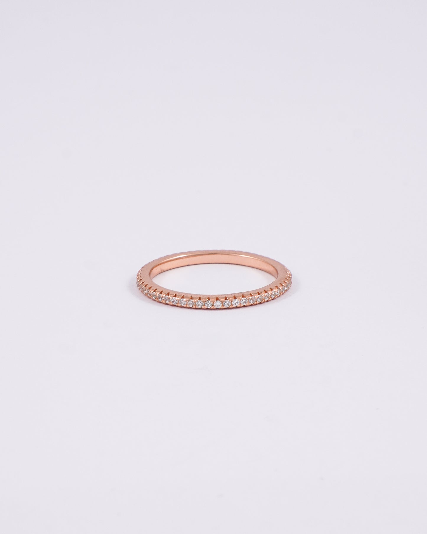 925 Silver Rose Gold Chic Ring