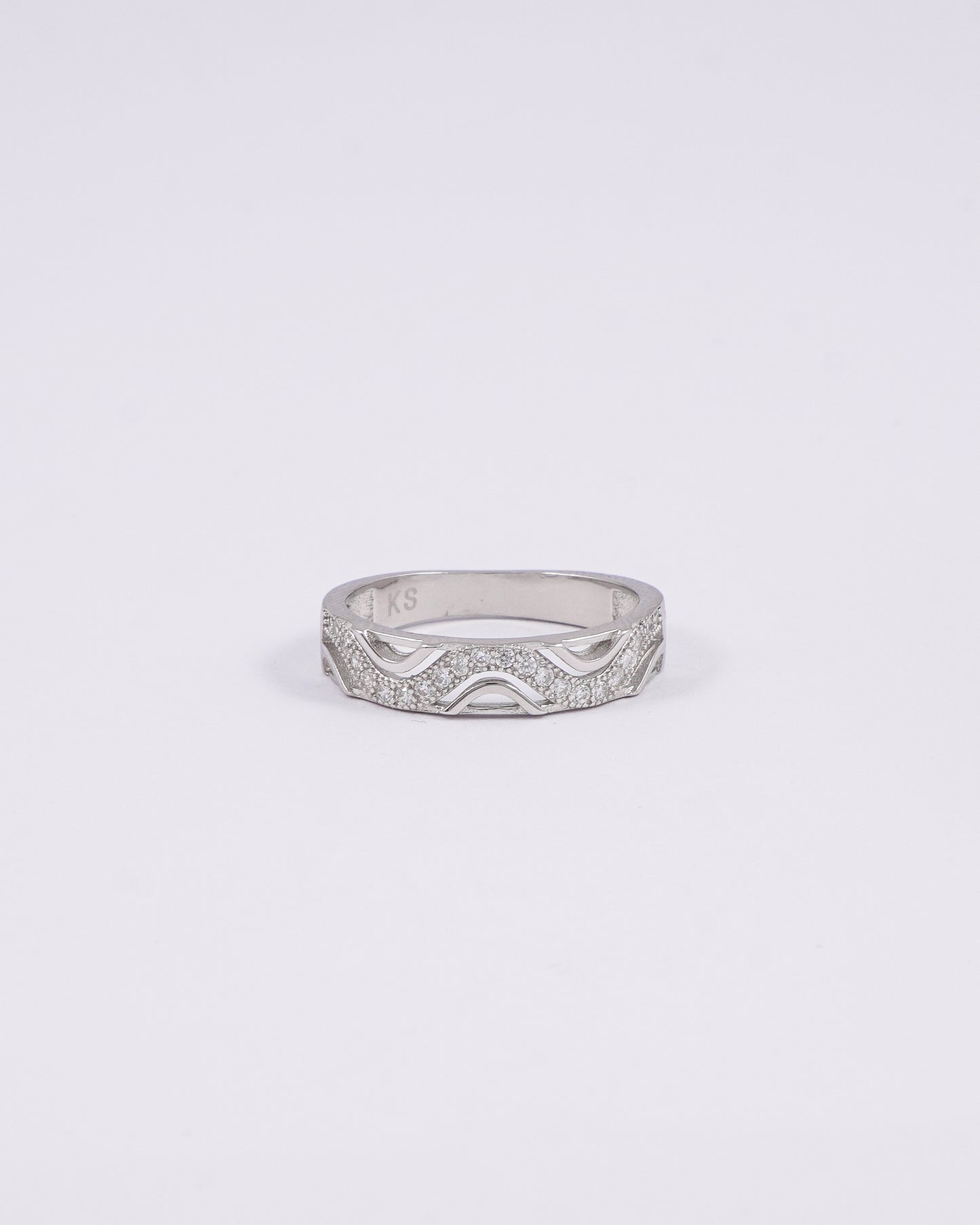 Silver Eclipse Radiant Ring