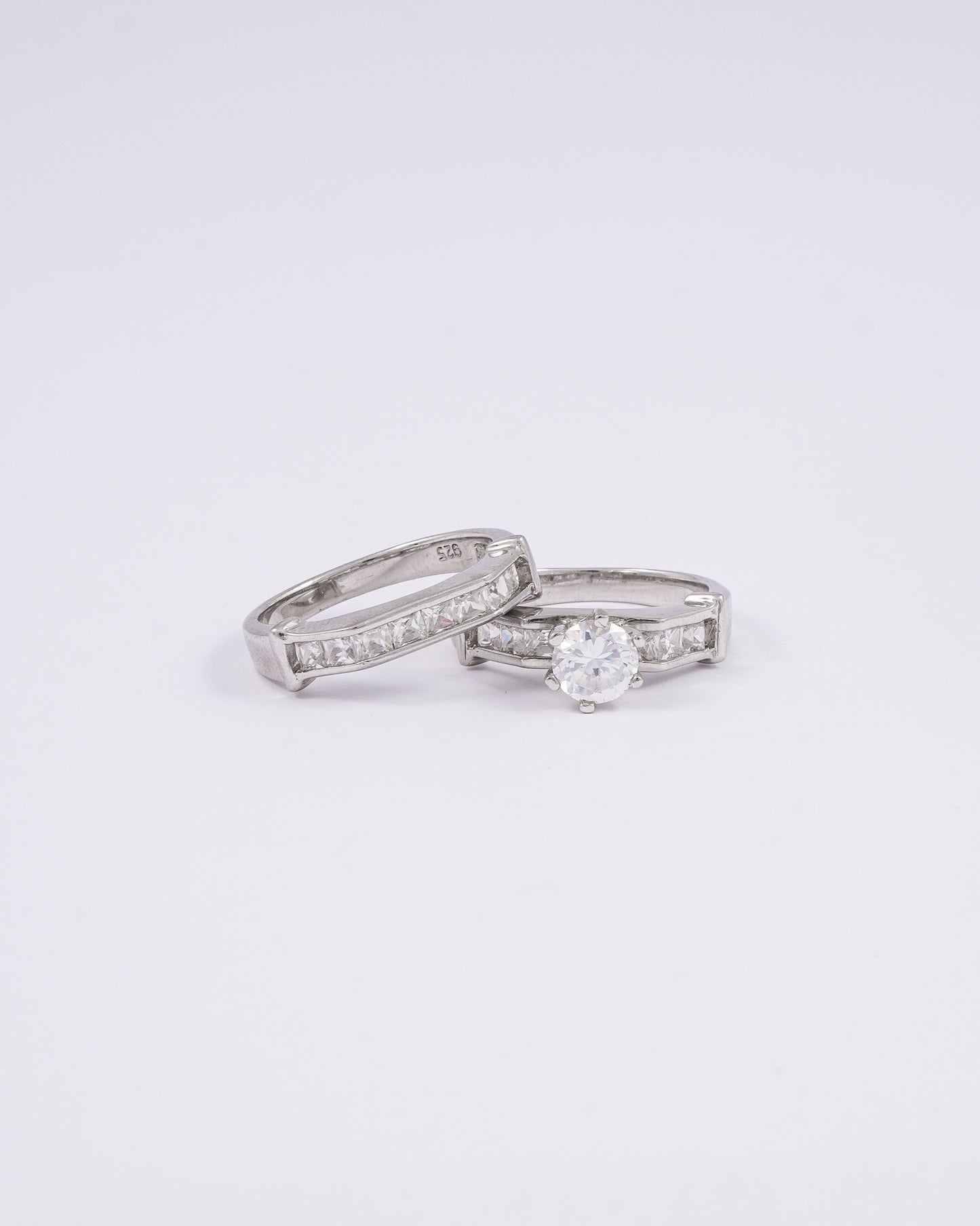 Silver Dual Ring Set Made For The Special
