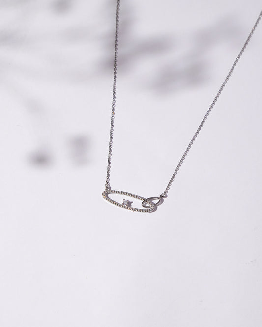 Silver Ecliptic Glow Pendant