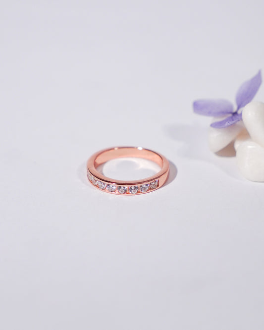 Tranquil Rose Gold Zircon Diamond