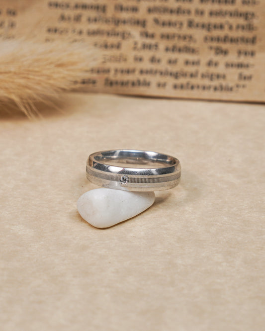 Silver Slender Shine Ring