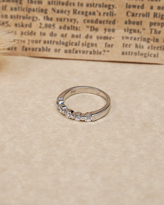 Silver Multi Seraphine Diamond Ring