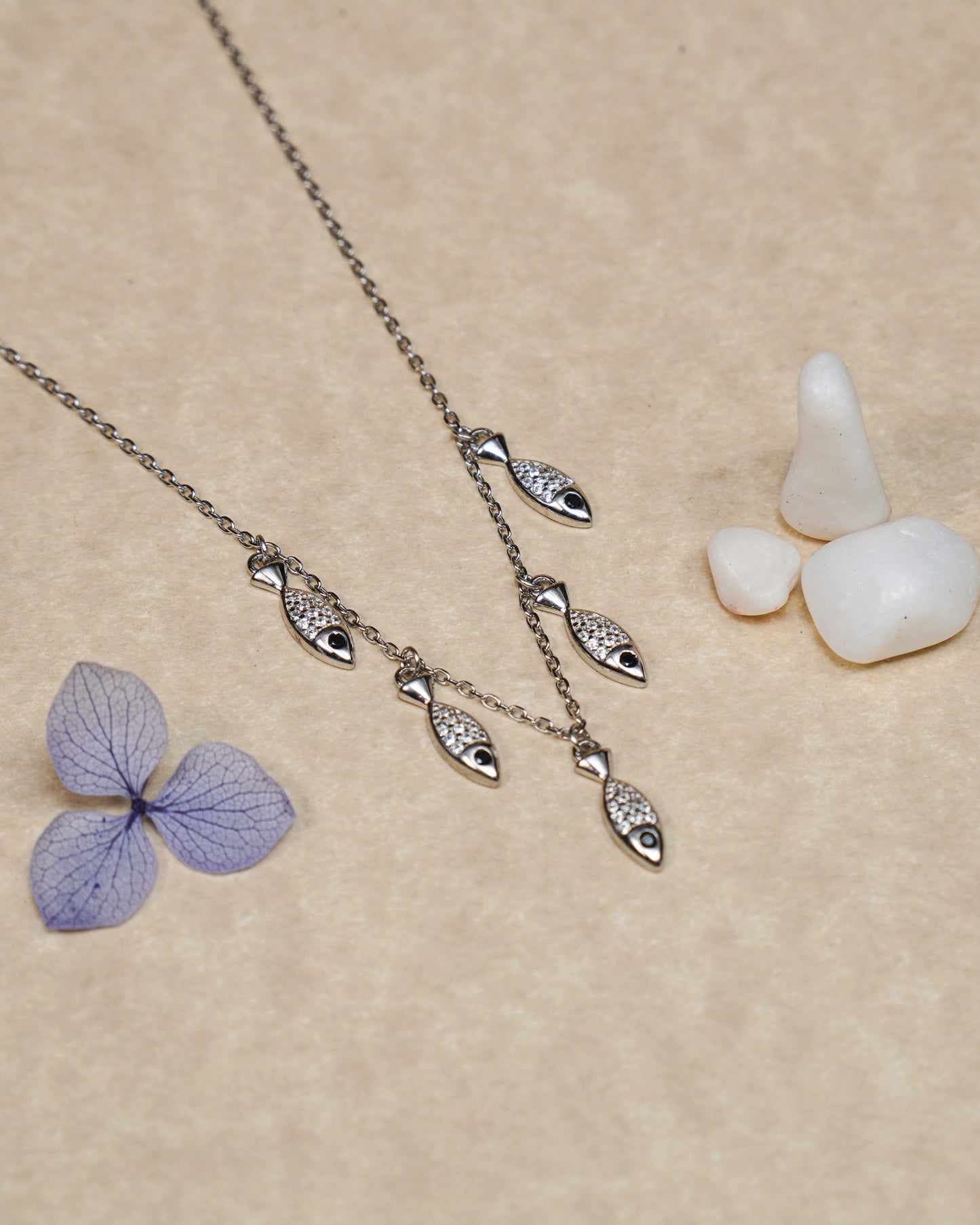 Silver Wave Riders Pendant