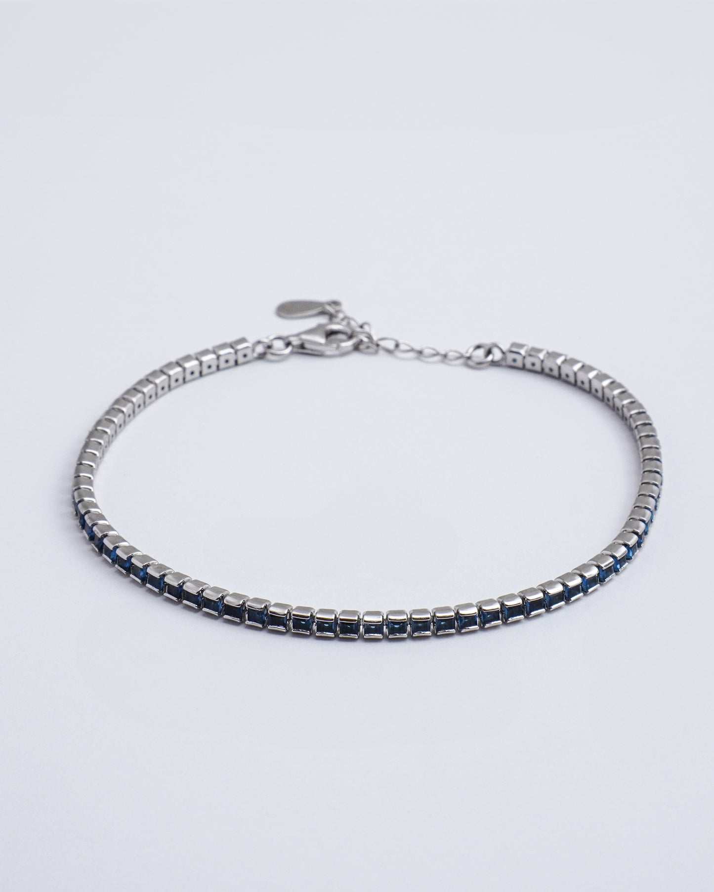 Silver Icy Blue Bracelet