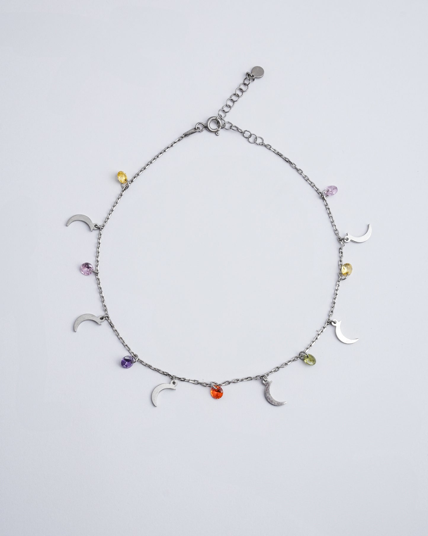 Silver Moonbeam Colorburst Bracelet