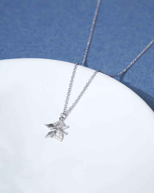 Silver Butterfly Pendant
