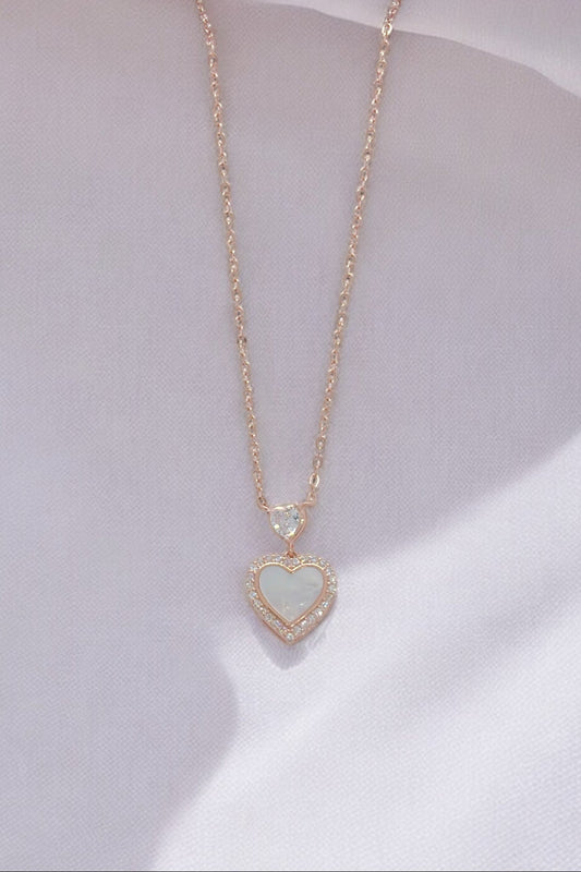 925 Silver Radiant Rose Love Pendant