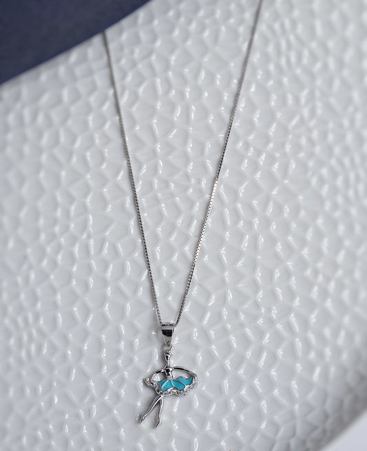 925 Silver Blue Serenade Pendant