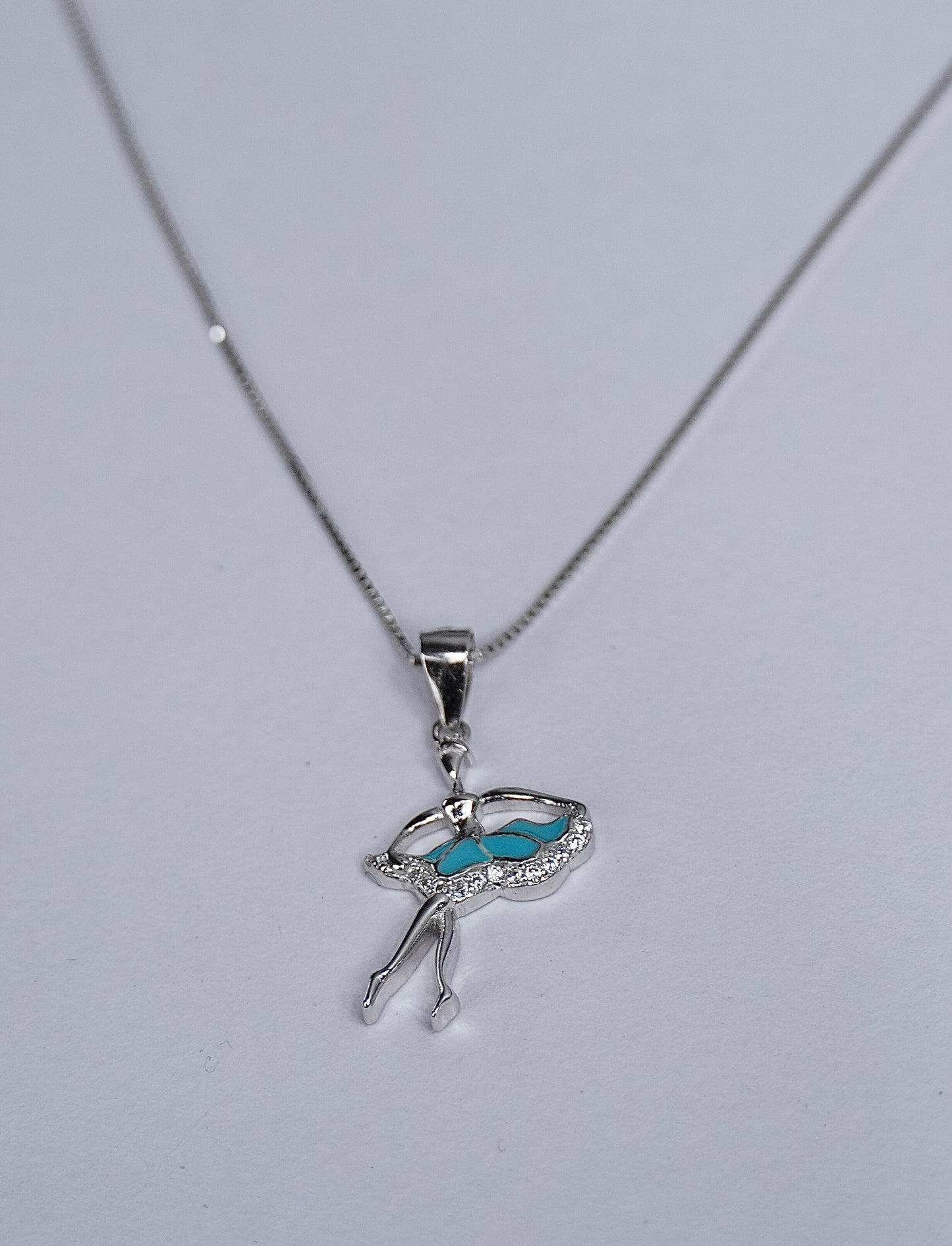 925 Silver Blue Serenade Pendant