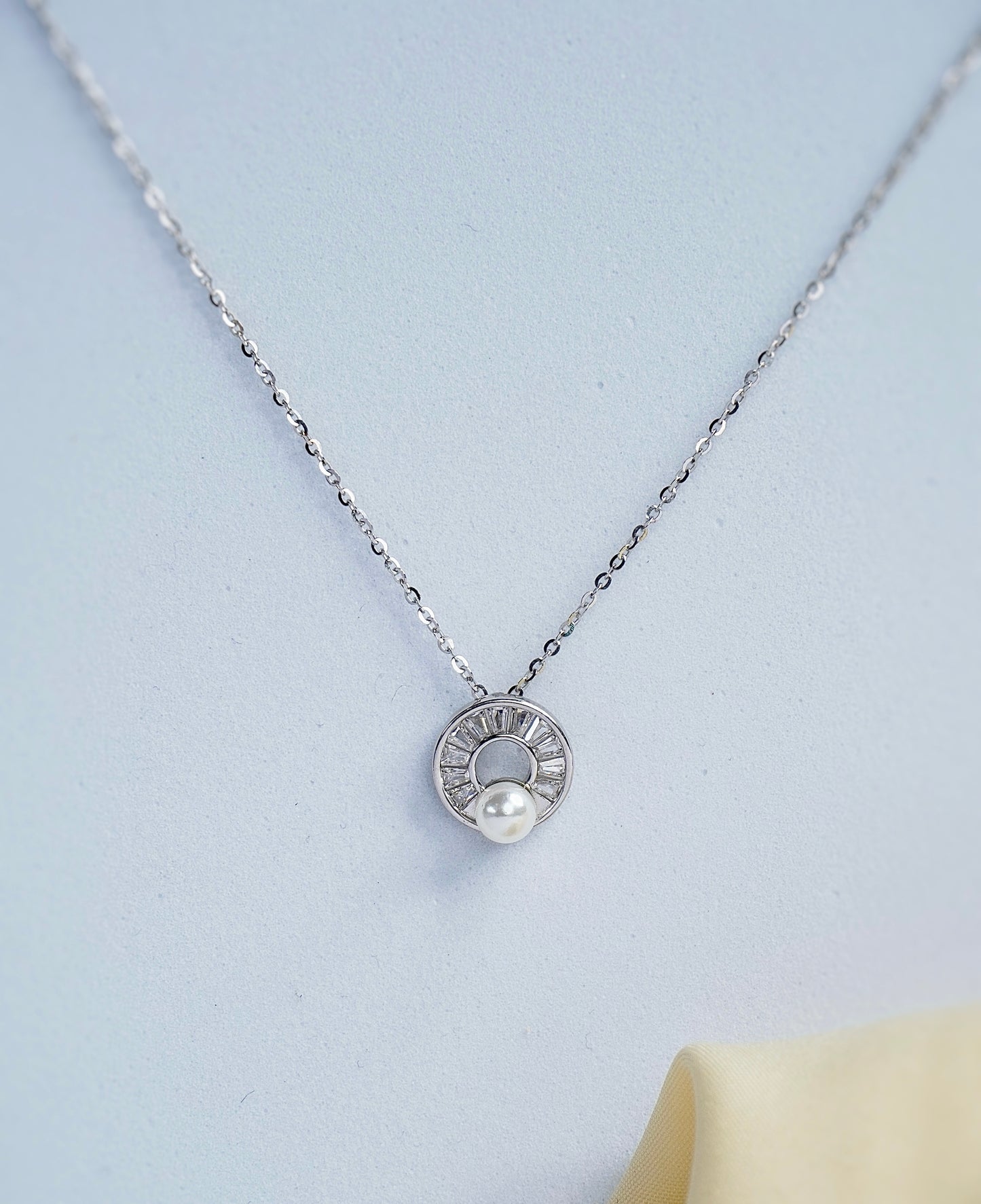 925 Silver White Pearl Pendant