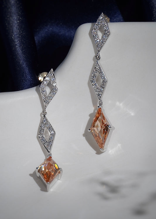 925 Silver Gold Lunar Kites Earring