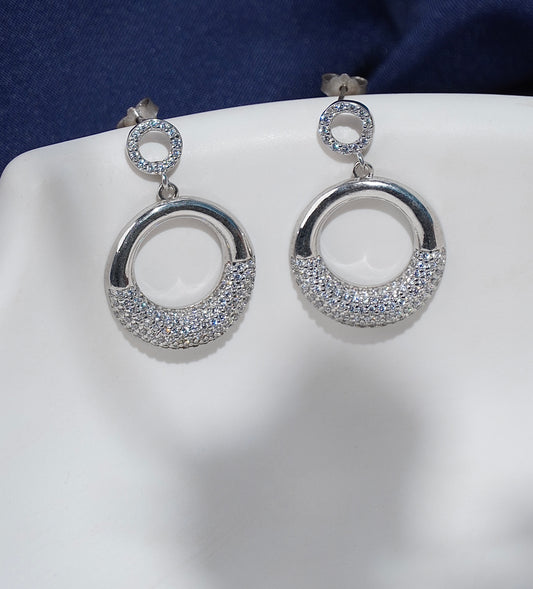 925 Silver Celestial Orbit Earring