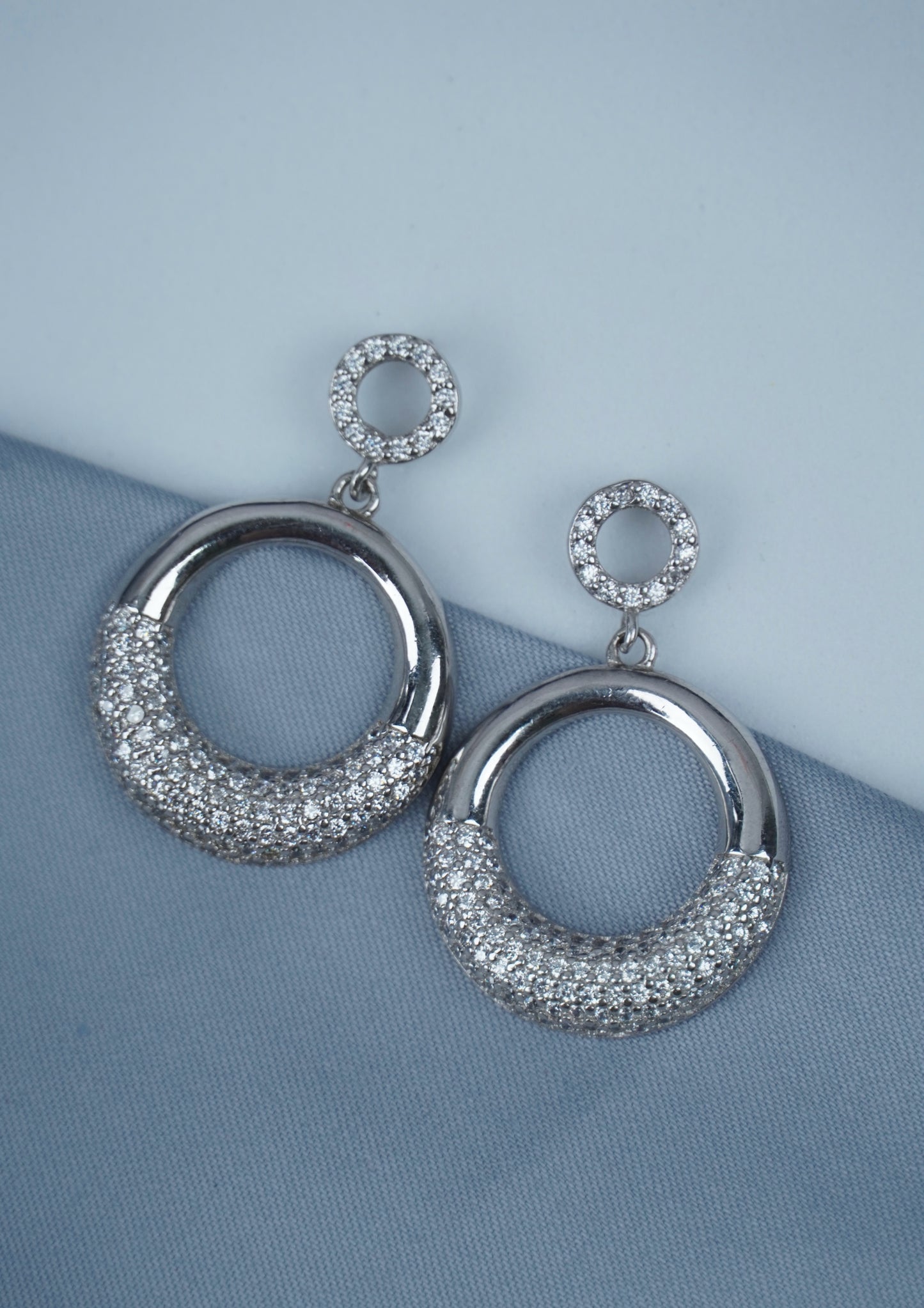 925 Silver Celestial Orbit Earring