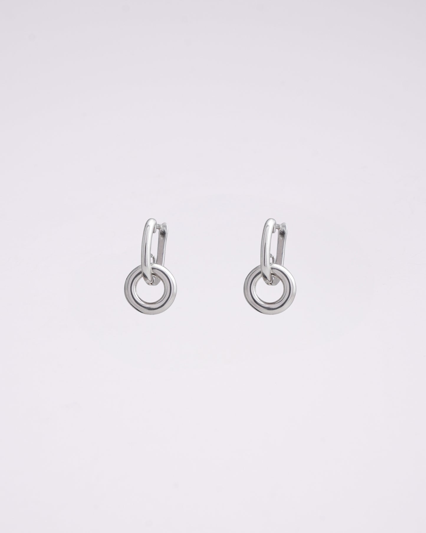 Entangled Elegance Silver Earrings