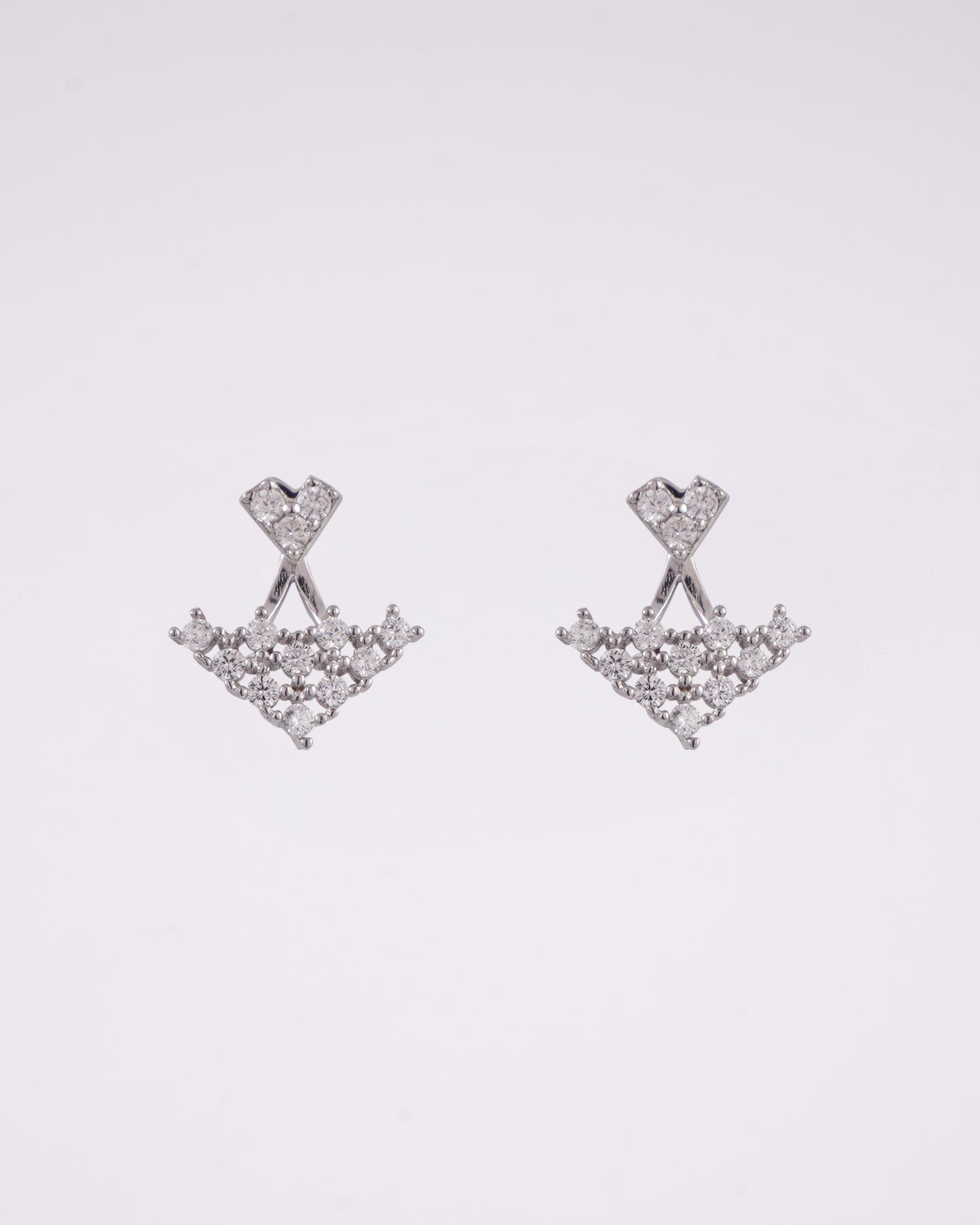 Moonbeam Drops Silver Earrings