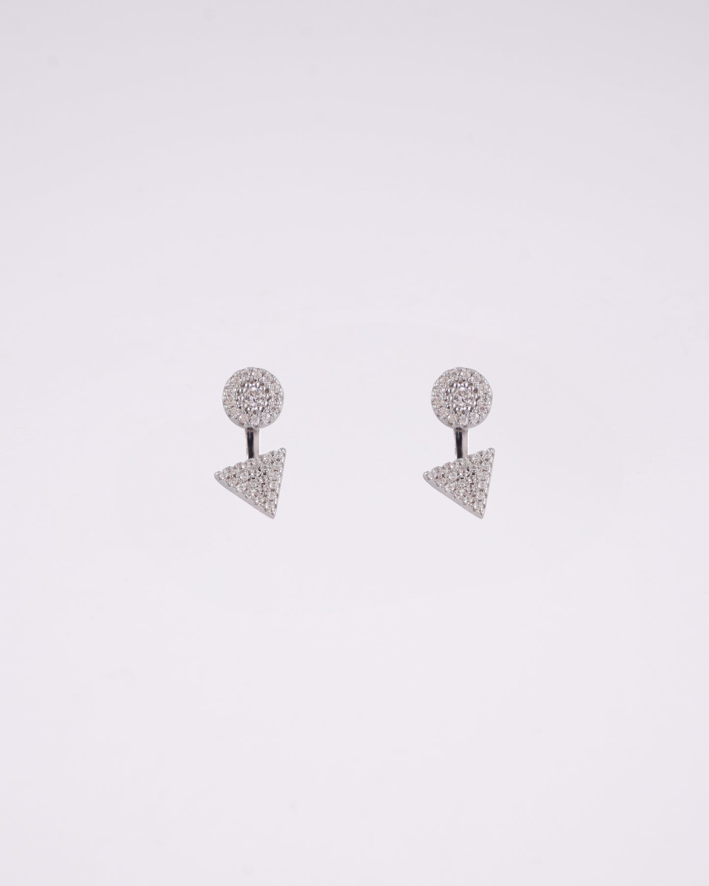 Vivid Spike Silver Earrings