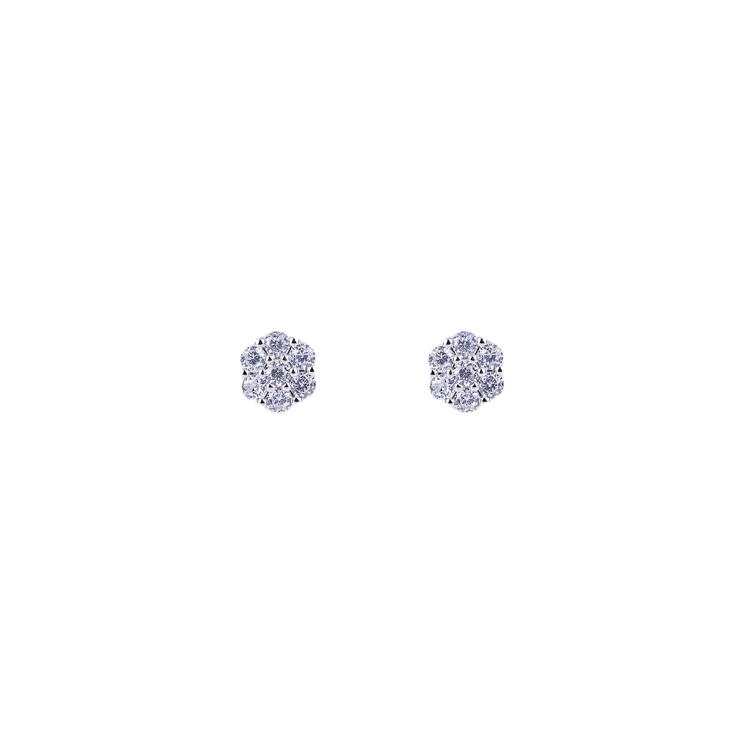 Pure Silver Royal Earrings