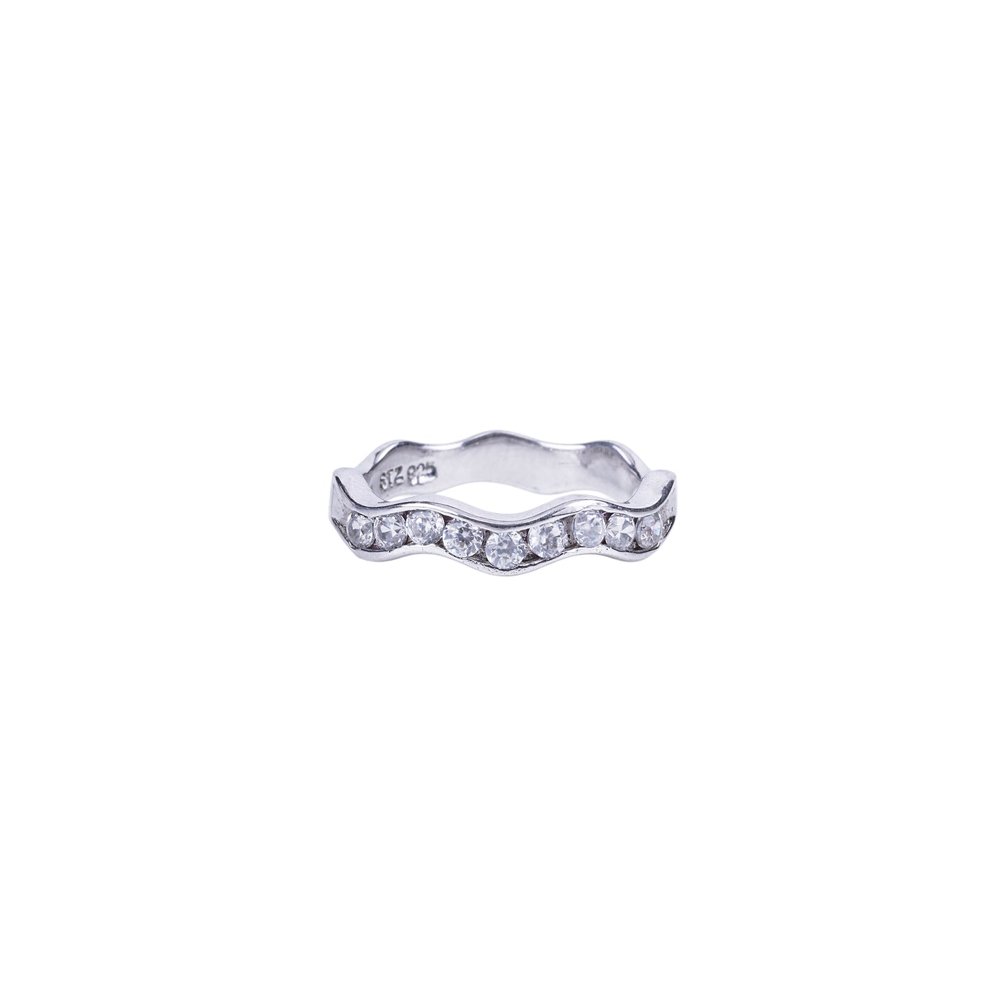 Pure Silver Glissandra Ring