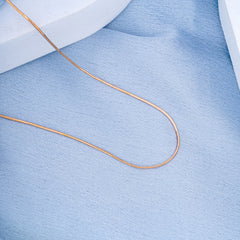 Pure Silver Rose Gold Serene Chain