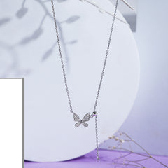 Pure Silver Whispering Wings Pendant