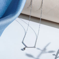 Pure Silver Verse Pendant