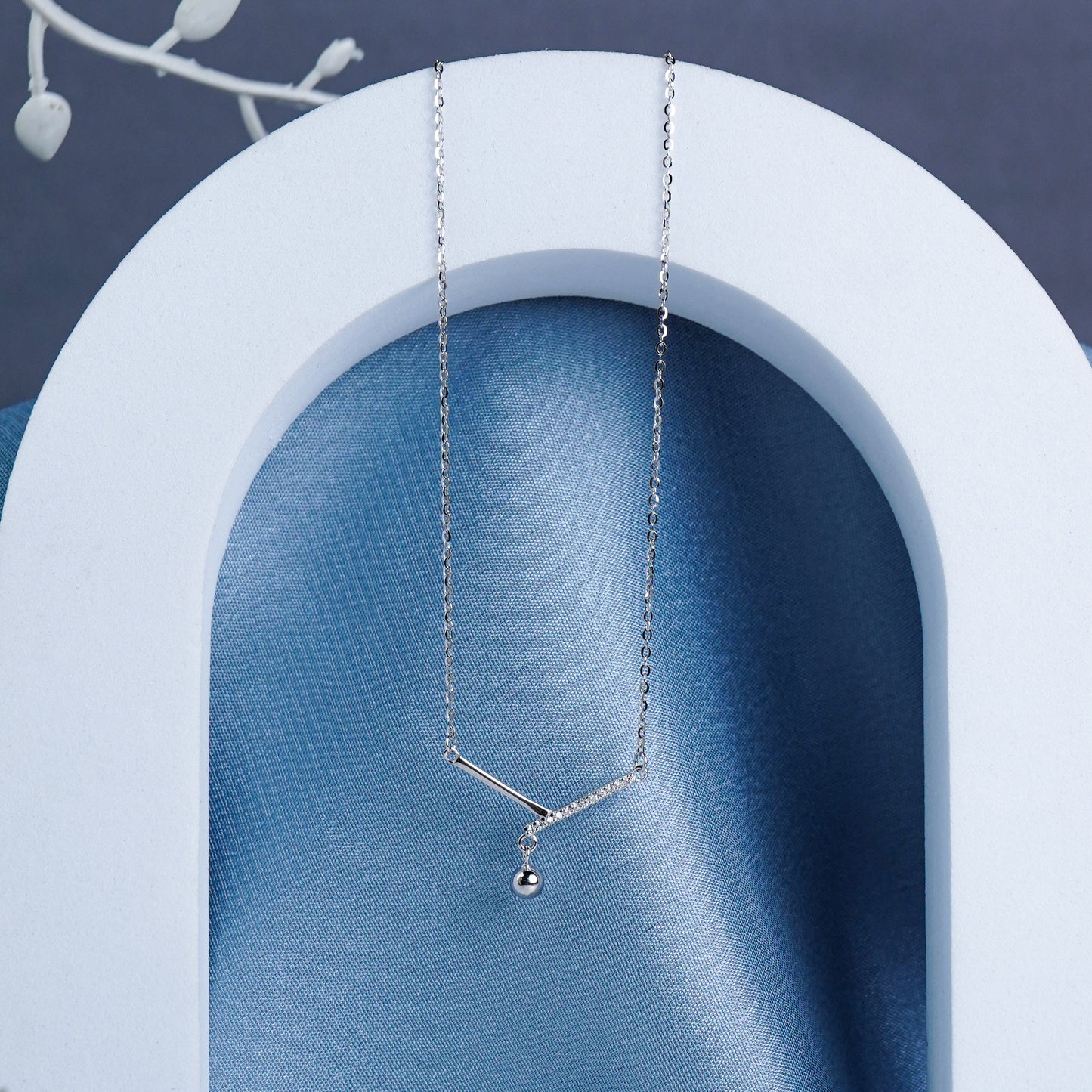 Pure Silver Verse Pendant