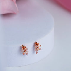 Pure Silver Leaflace Earrings