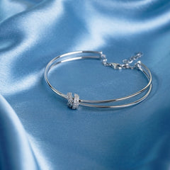 Pure Silver Orbit Bracelet