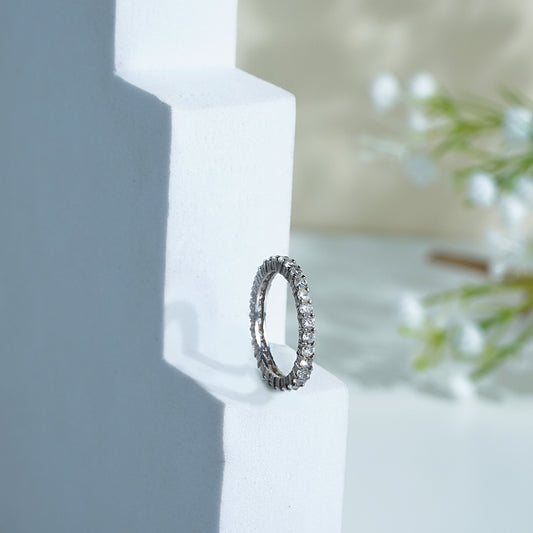 Pure Silver Shinehold Ring