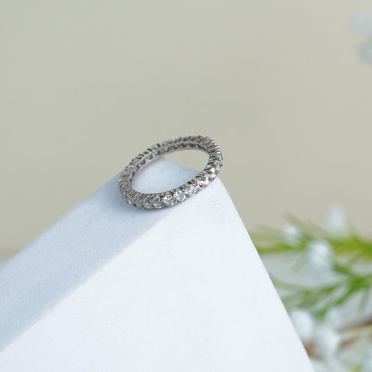 Pure Silver Shinehold Ring