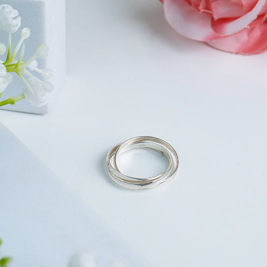 Pure Silver True Loops Ring