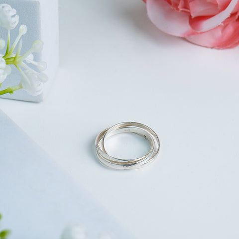 Pure Silver True Loops Ring