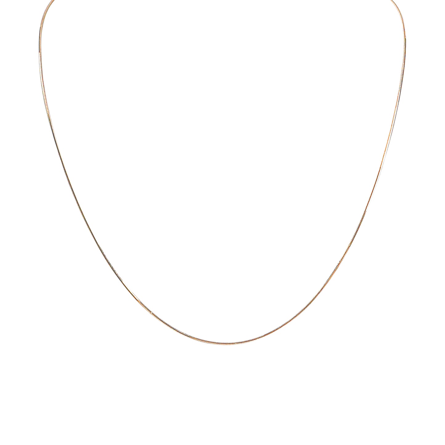 Pure Silver Rose Gold Serene Chain