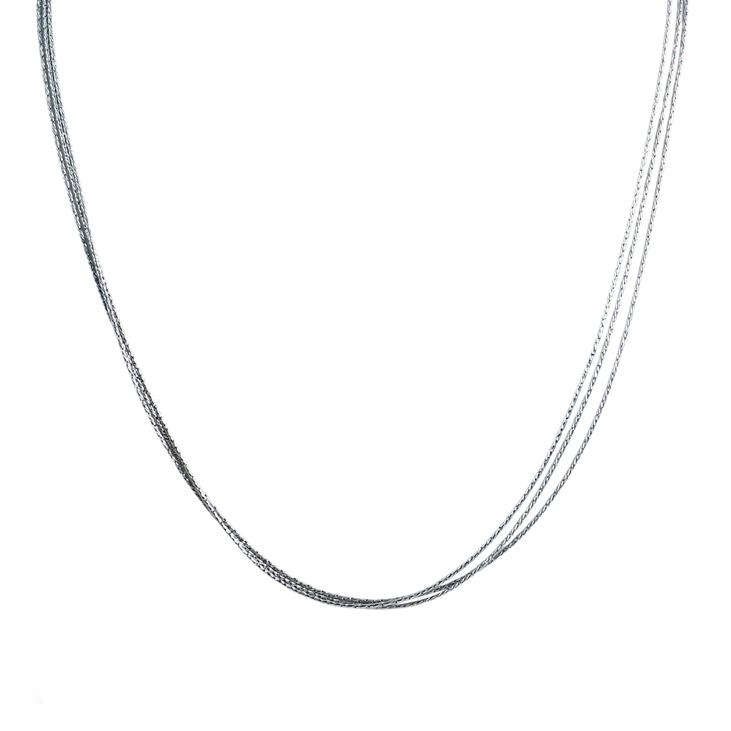 Pure Silver Starlight Layered Chain