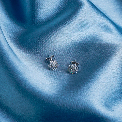 Pure Silver Royal Earrings