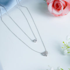 Pure Silver Whisper Heart Pendant