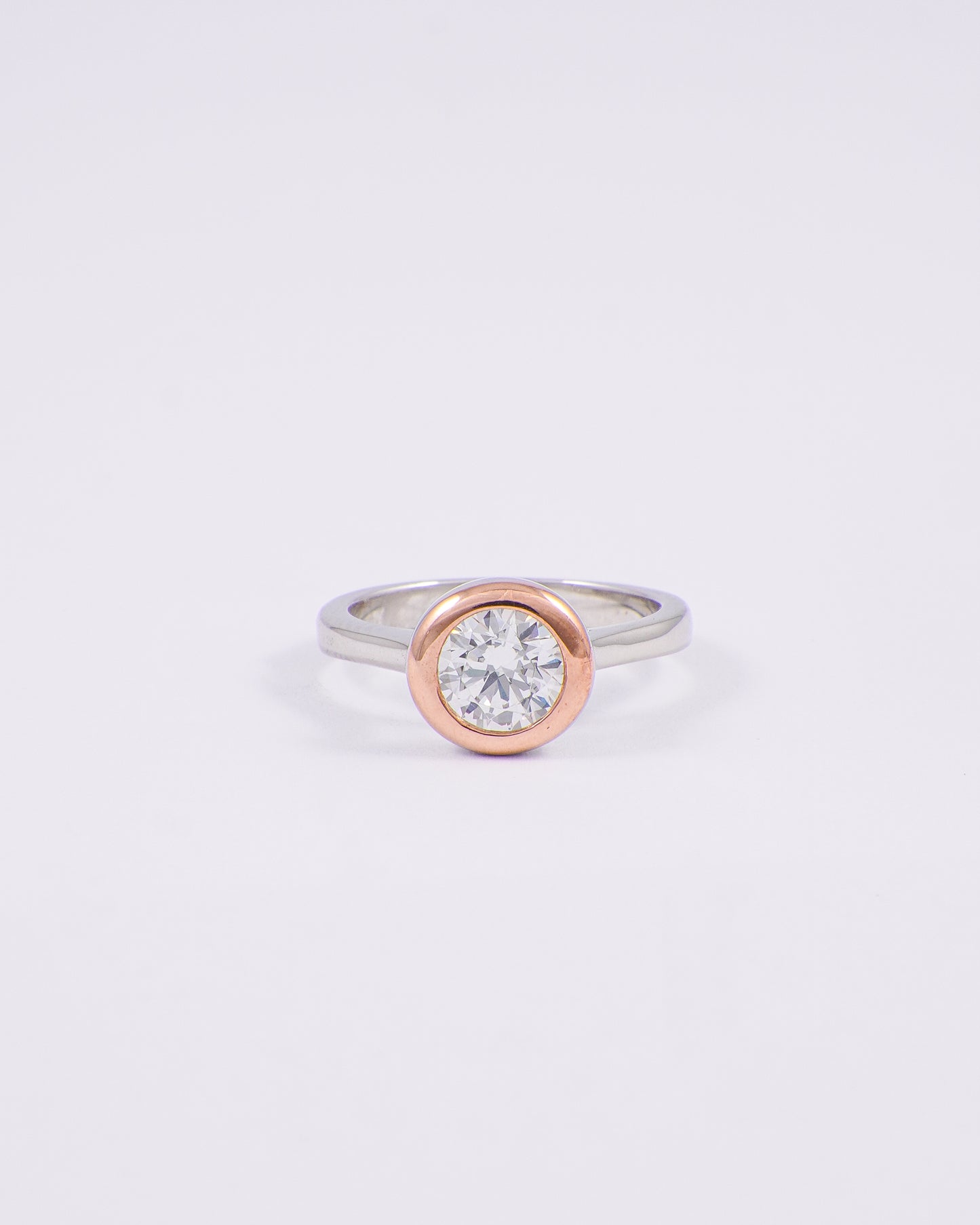 Silver Glimmer Diamond Ring