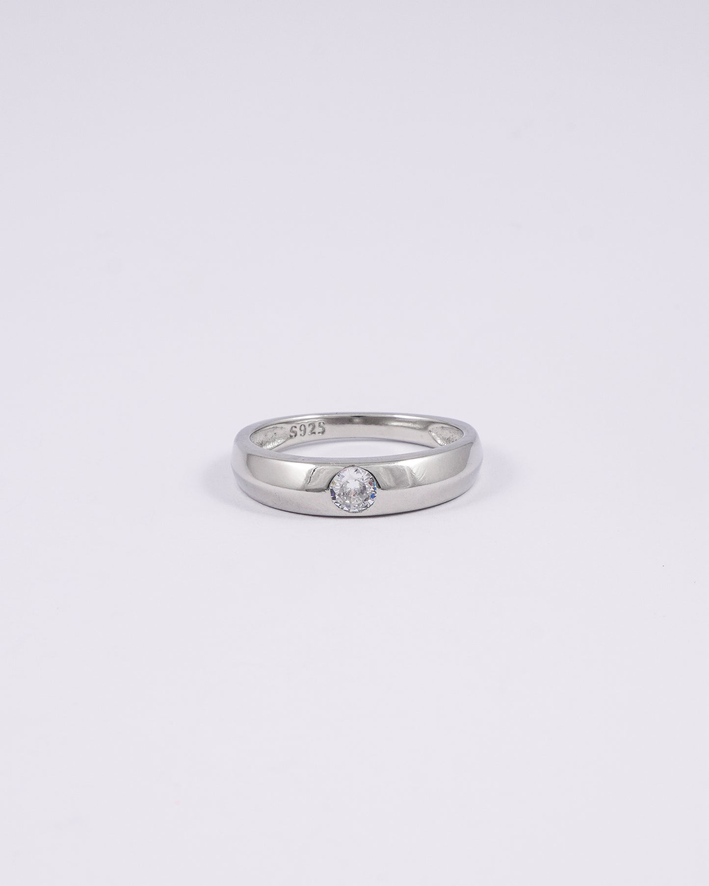 Silver Ethereal Diamond Ring