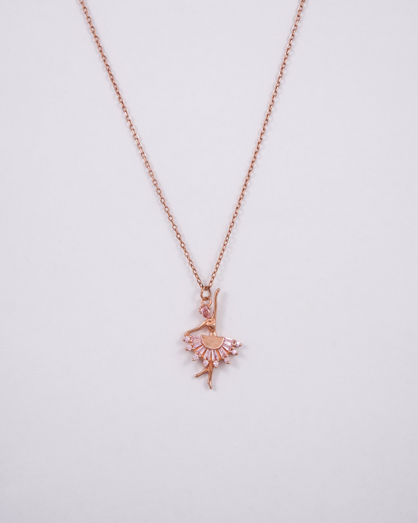 Rose Gold Dancing Beauty Pendant
